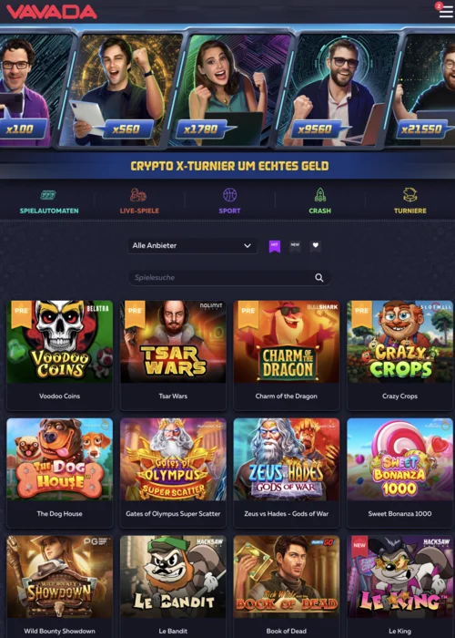 Spiele Vavada Casino<