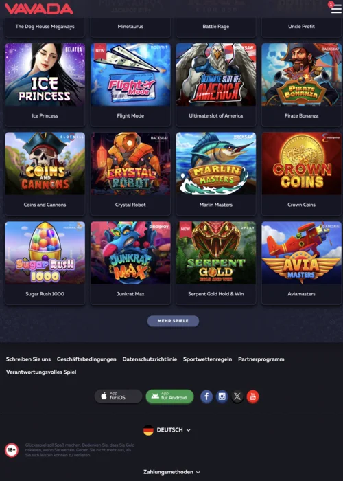 Mobile Vavada Casino<